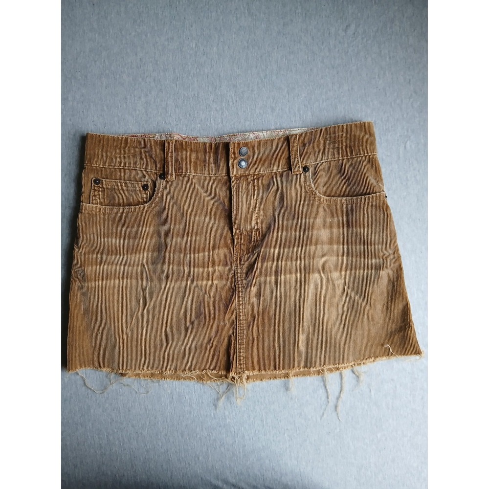 Vintage Abercrombie Skirt 6 Micro Mini Corduroy Boho Festival Y2k 90s